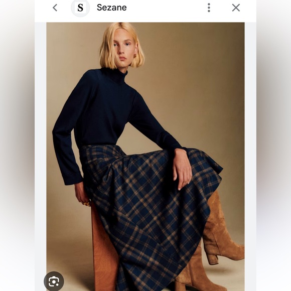 Sezane Dresses & Skirts - Sezane Orlane Plaid Skirt RARE